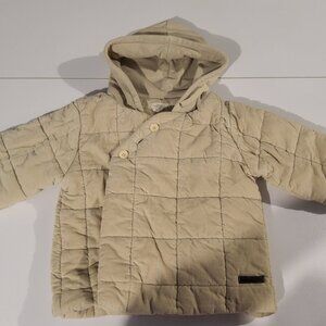 My little cozmo designer brand baby unisex cream puffer jacket